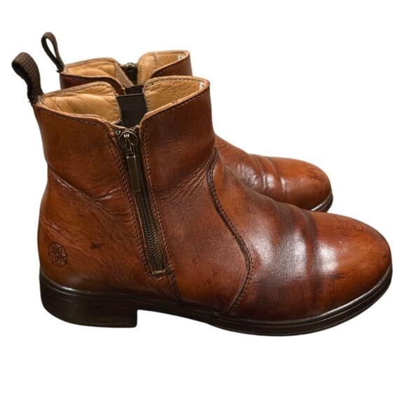 Xena Workwear Omega EH Safety Work Boots Steel-Toe Full-Grain Leather 6.5 Brown - Picture 5 of 7